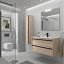 Mueble de baño Attila suspendido 2 cajones natural de Salgar